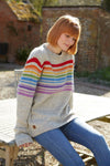 Model Looking Comfortable and Confident in Pachamama Hexham Sweater