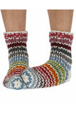 Pachamama Hoxton Stripe Sofa Socks twiddling toes