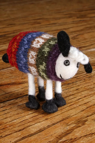 Pachamama Tank Top Tim sheep decoration wearing a fairisle sweater