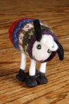 Pachamama Tank Top Tim sheep decoration wearing a fairisle sweater showing detail of head