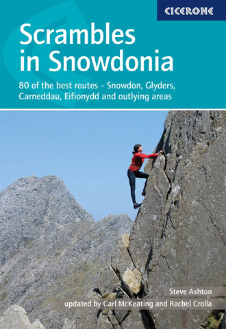 Image of the front cover of Cicerone's Scrambles in Snowdonia by Steve Ashton