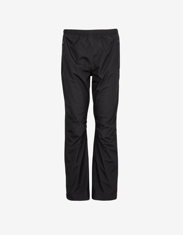 Silverpoint Men's Borrowdale Waterproof Full-Zip Overtrousers in Black viewed from the front