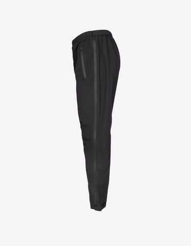 Silverpoint Women's Borrowdale Waterproof Full-Zip Overtrousers in Black viewed from the left side
