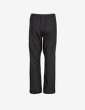Silverpoint Men's Borrowdale Waterproof Full-Zip Overtrousers in Black viewed from the back side