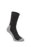 Silverpoint Comfort Hiker Socks in Charcoal colourway which has a grey heel, toe and sole.