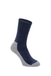 Silverpoint Comfort Hiker Socks in Denim colourway which has a grey heel, toe and sole.