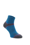 Silverpoint On The Move Ankle Socks for running and walking in the colour Sea Foam Mele Blue.