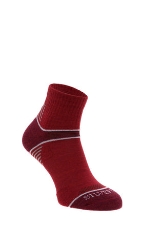 Silverpoint On The Move Ankle Socks in the colour Rosehip/White/Mele
