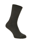 Silverpoint Soft Top Hiking Travel and Diabetic Socks in Green