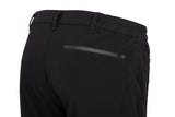 Detail of the waterproof zip back pocket on the Silverpoint Women's Braemar Waterproof Winter Lined Trousers in the colour black