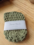 Sach Sebon - Soap Sock in moss green