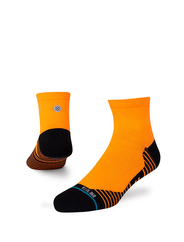 Stance Hiatus Quarter Sock in Neon Orange