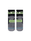 Stance Serrano Quarter Run Socks in the colour Black showing the bottom side