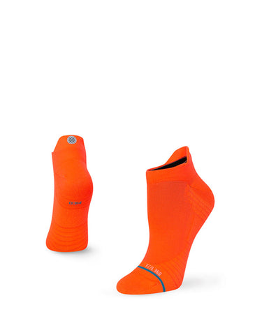 Stance Zone Tab Ultralight Running Socks in the colour Neon Coral