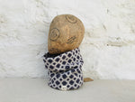 Little Brown Bird Company Welsh Tapestry Snood in the colour Blueberry which is like a dark purple