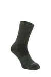 Vicuna Alpaca Highland Socks in the colour Green showing the full sock.