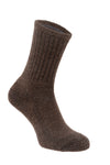 Vicuna Alpaca Midweight Socks in the colour Brown