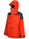 Hilltrek Liathach CV Double Ventile In Blaze Charcoal Zipped Up, Side View